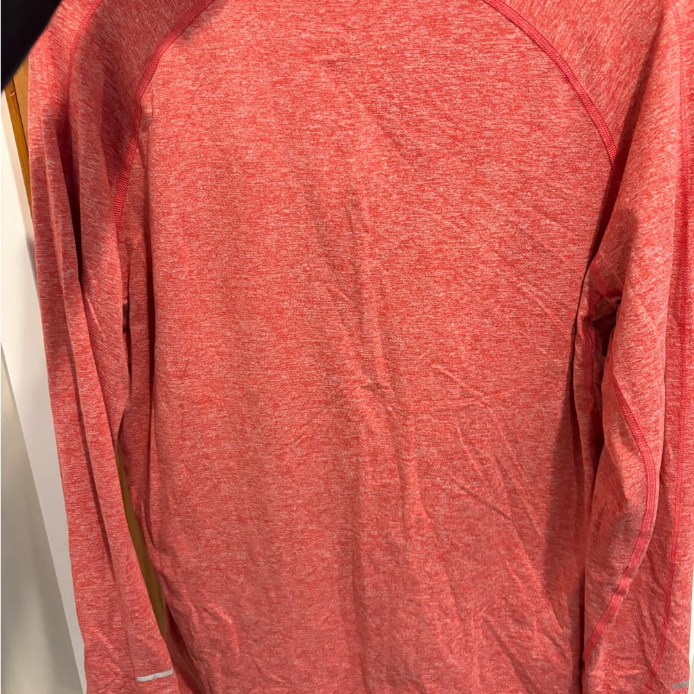 Nike Men's Heathered Red Long Sleeve Tee